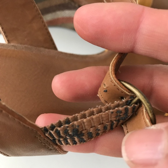 Fabric Wrapped Platform Wedges - Picture 11 of 13